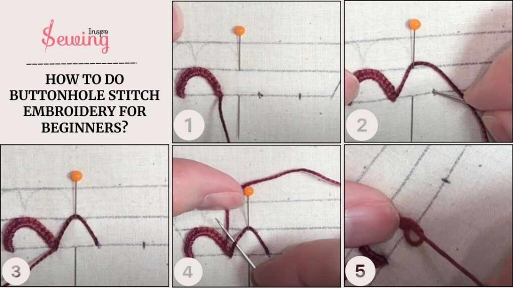 How To Do Buttonhole Stitch Embroidery For Beginners