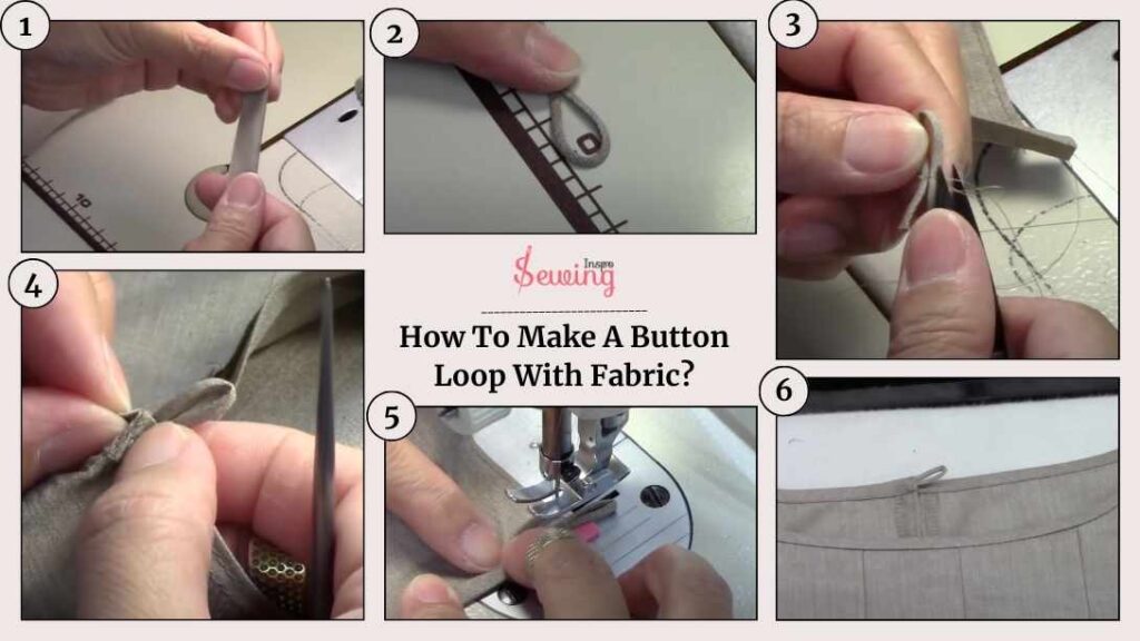 How To Make A Button Loop With Fabric