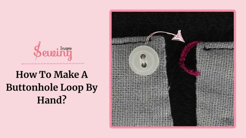 How To Make A Buttonhole Loop