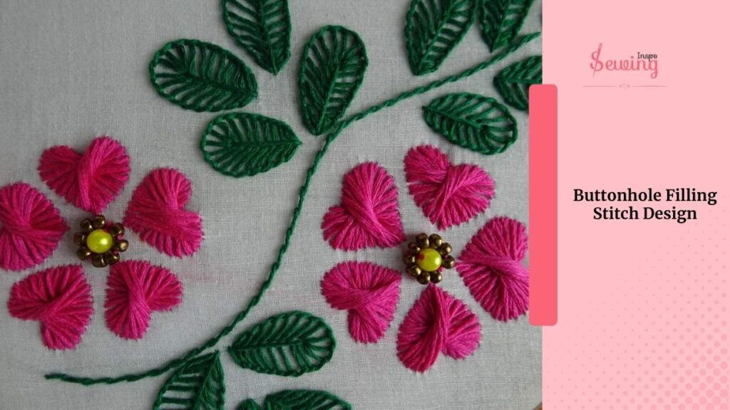buttonhole filling stitch design