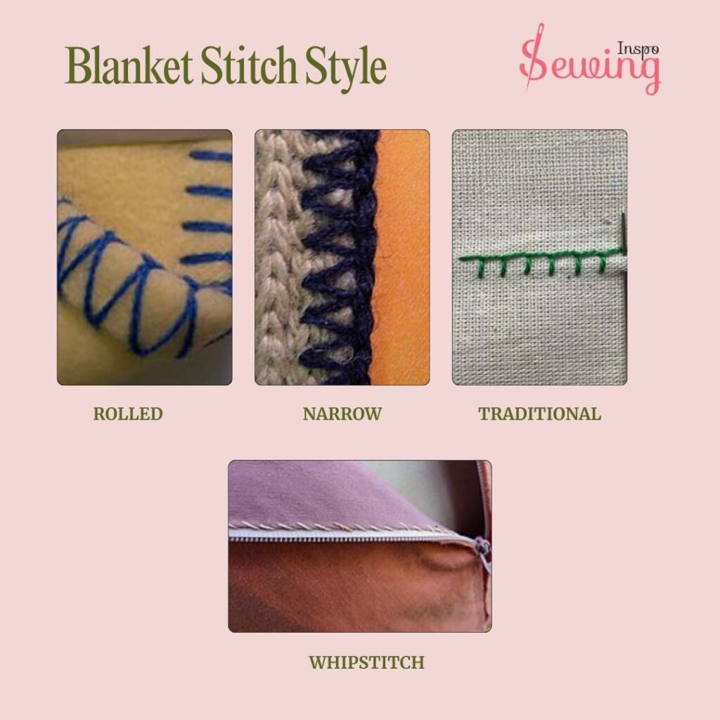 blanket stitch style