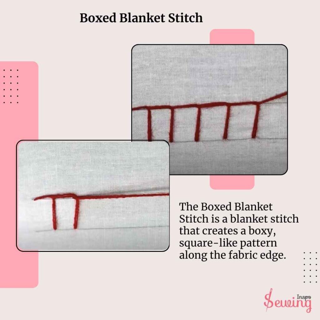 Boxed Blanket Stitch