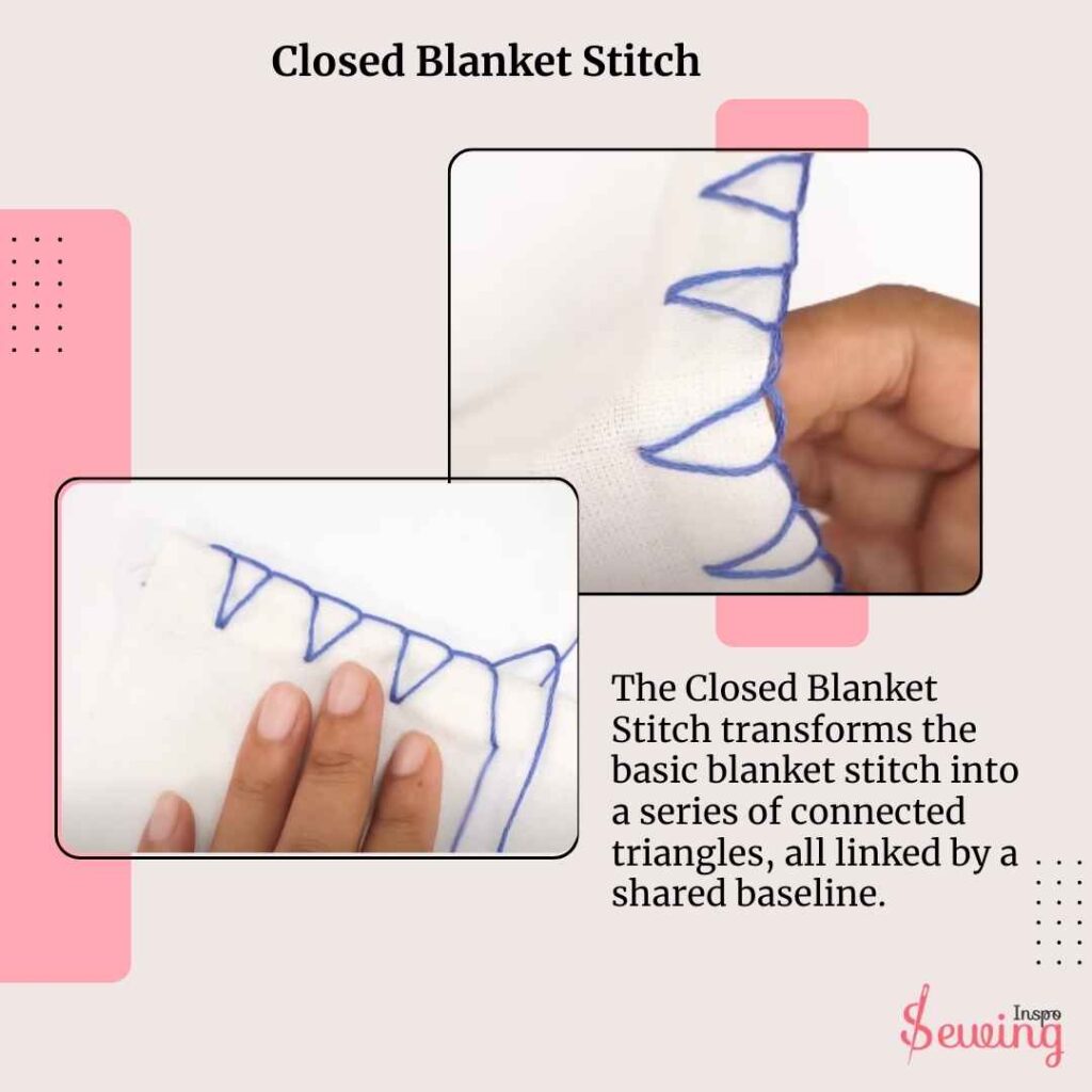 Closed Blanket Stitch