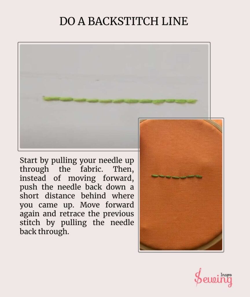 Do A Backstitch Line