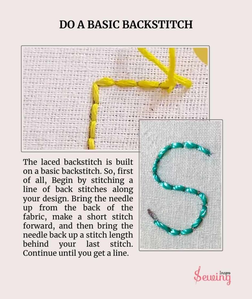 Do A Basic Backstitch