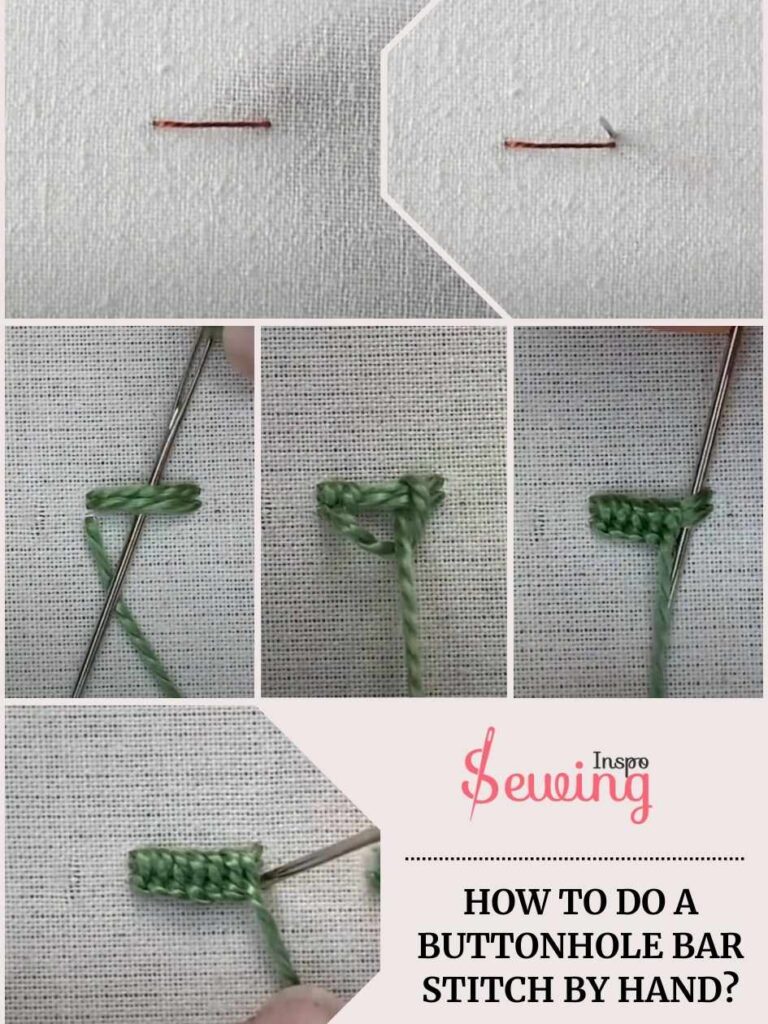 How To Do A Buttonhole Bar Stitch By Hand