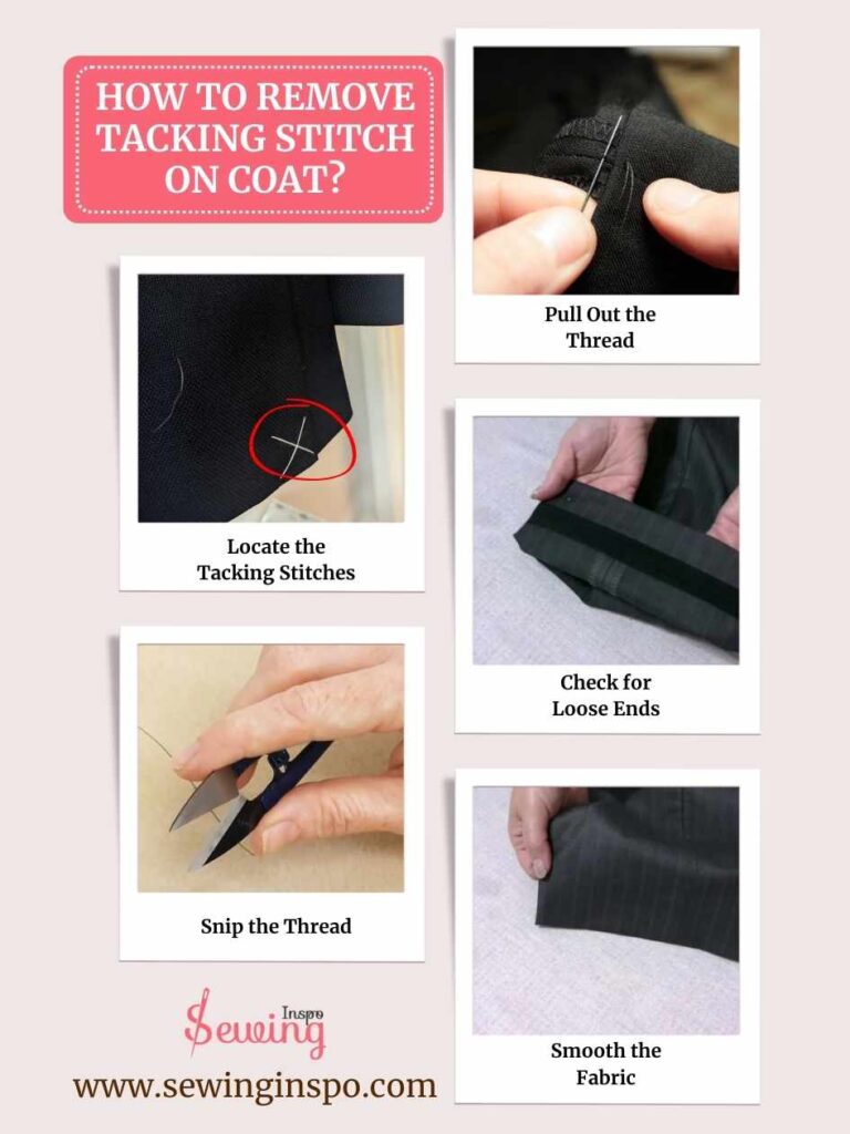 How To Remove Tacking Stitch On Coat