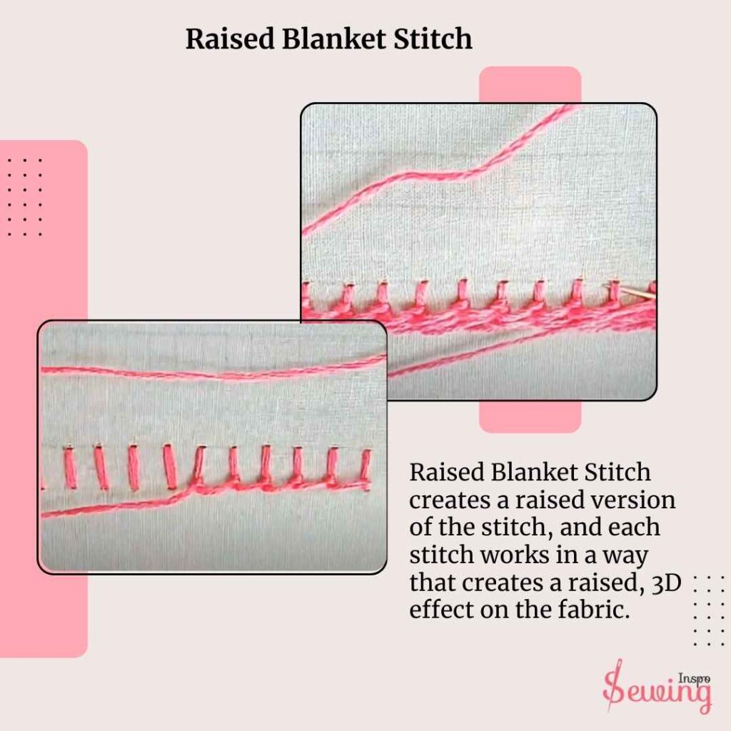 Raised Blanket Stitch