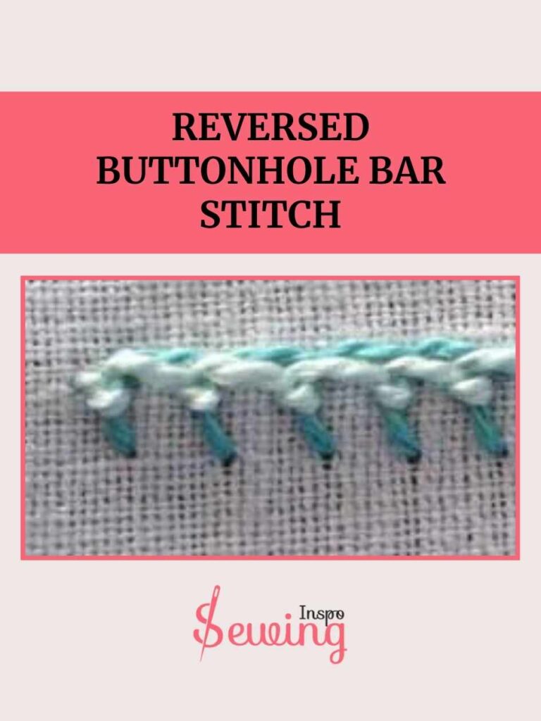 Reversed Buttonhole Bar Stitch
