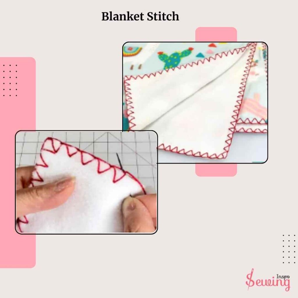 Simple blanket stitch images