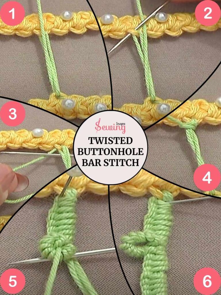 Twisted Buttonhole Bar Stitch