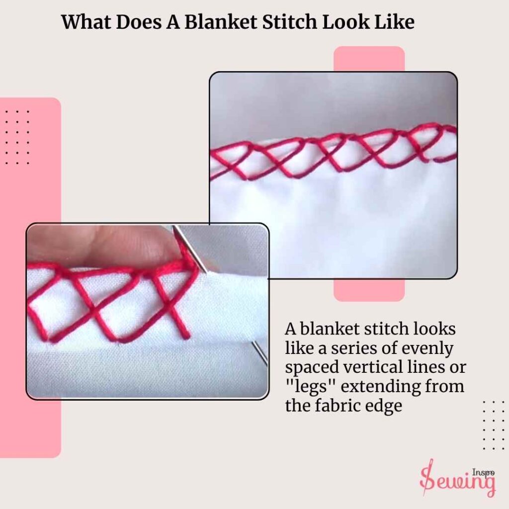 Blanket Stitch Look Like