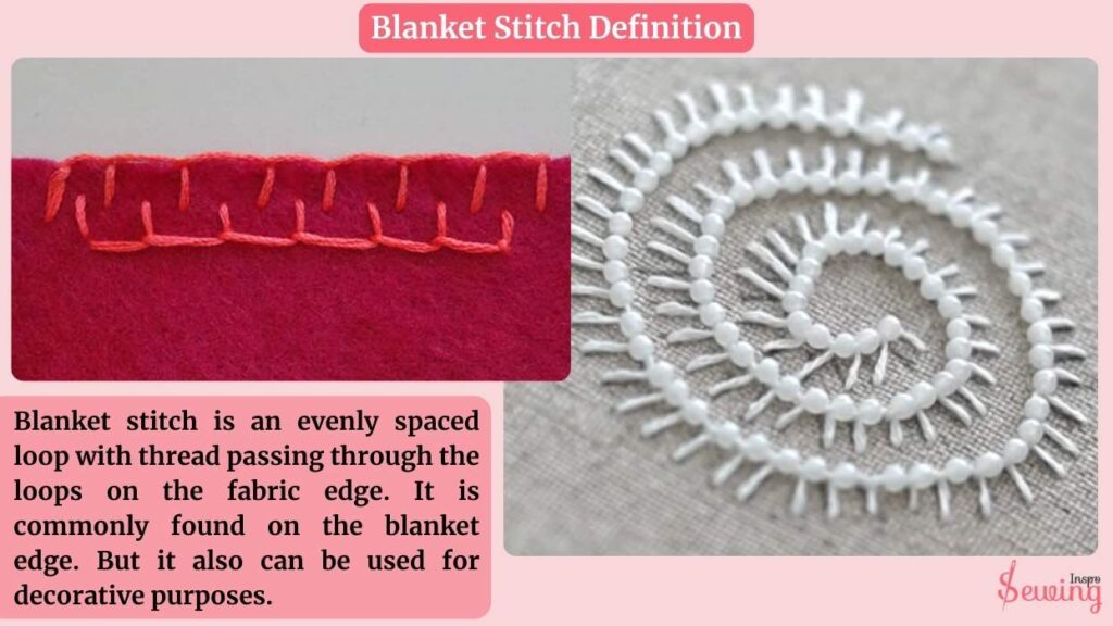 blanket stitch definition