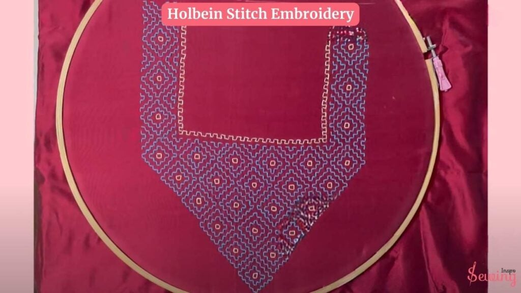 Holbein Stitch Embroidery