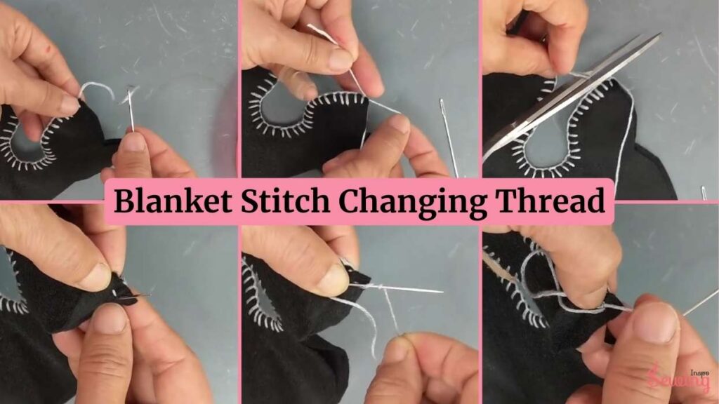 Blanket Stitch Changing Thread