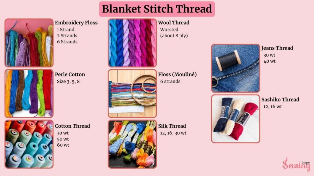 Blanket Stitch Thread