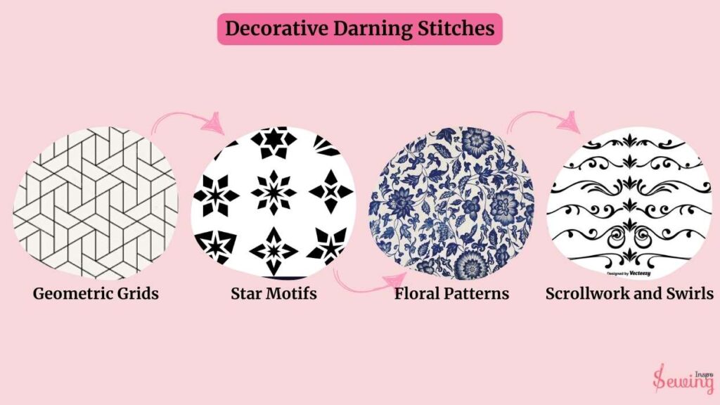 Decorative Darning Stitches