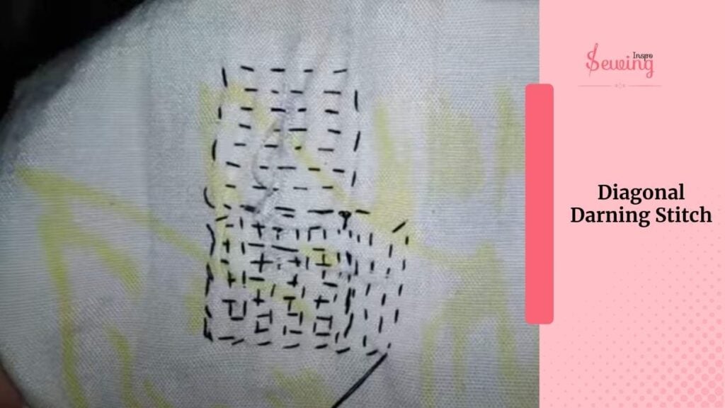 Diagonal Darning Stitch