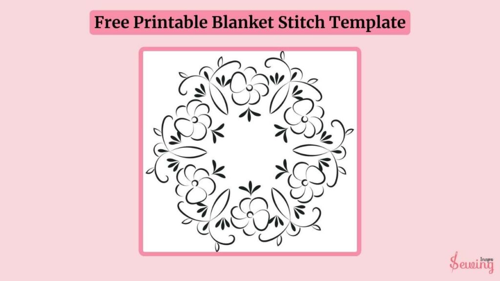 Free Printable Blanket Stitch Template