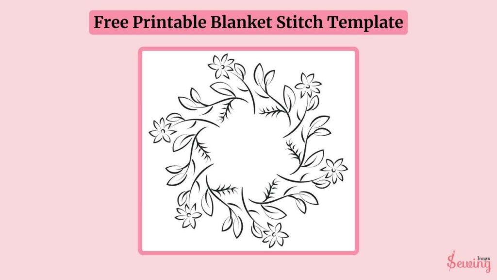 Free Printable Blanket Stitch Template