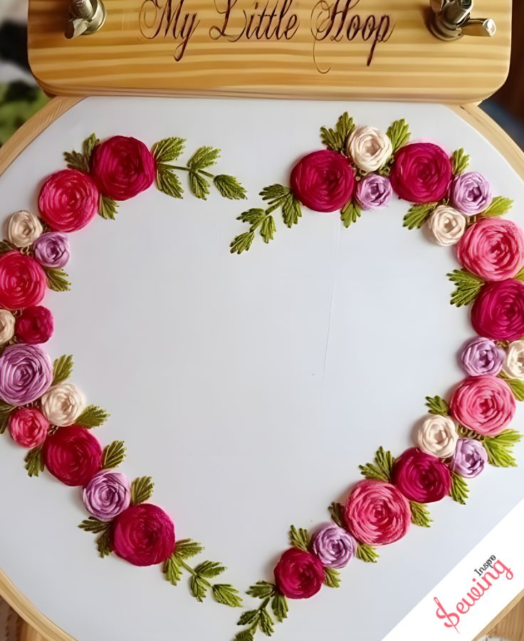 Sewinginspo Heart Bloom Embroidery