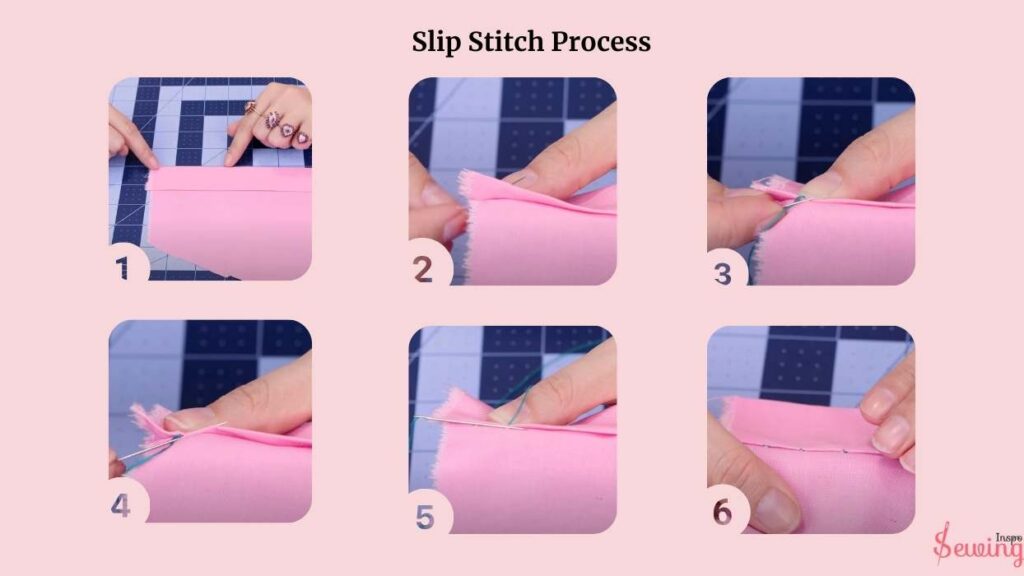 slip stitch Process