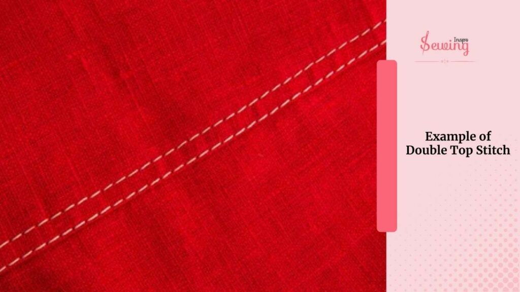 Example Of Double Top Stitch