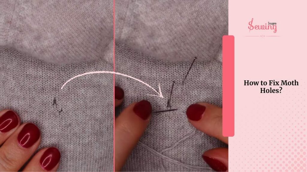 How to fix invisible mending moth holes