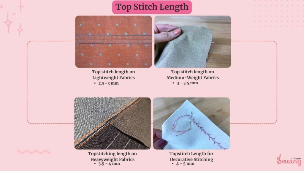 Top Stitch Length