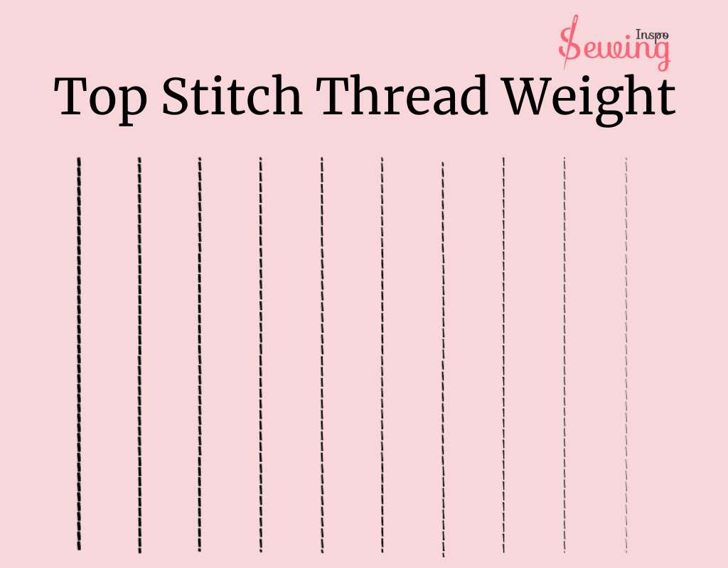 Top Stitch Thread Weight