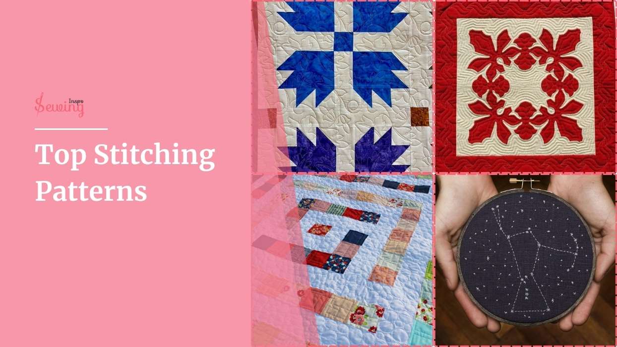 Top Stitching Patterns PDF For Beginners|Top Stitch Diagram To Practice