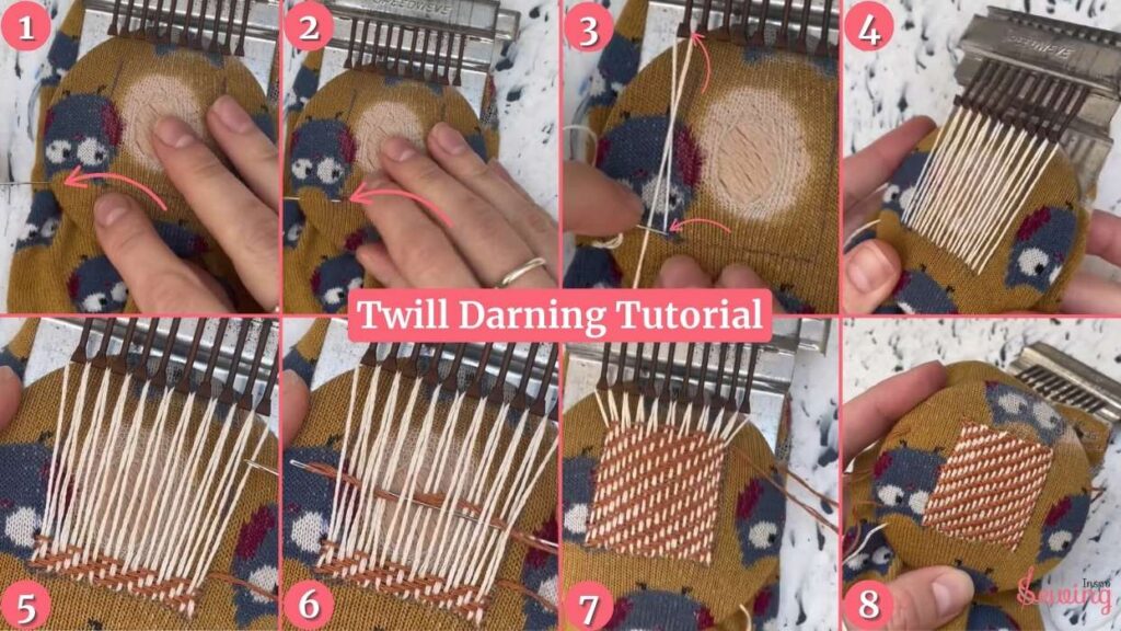 Twill Darning Tutorial