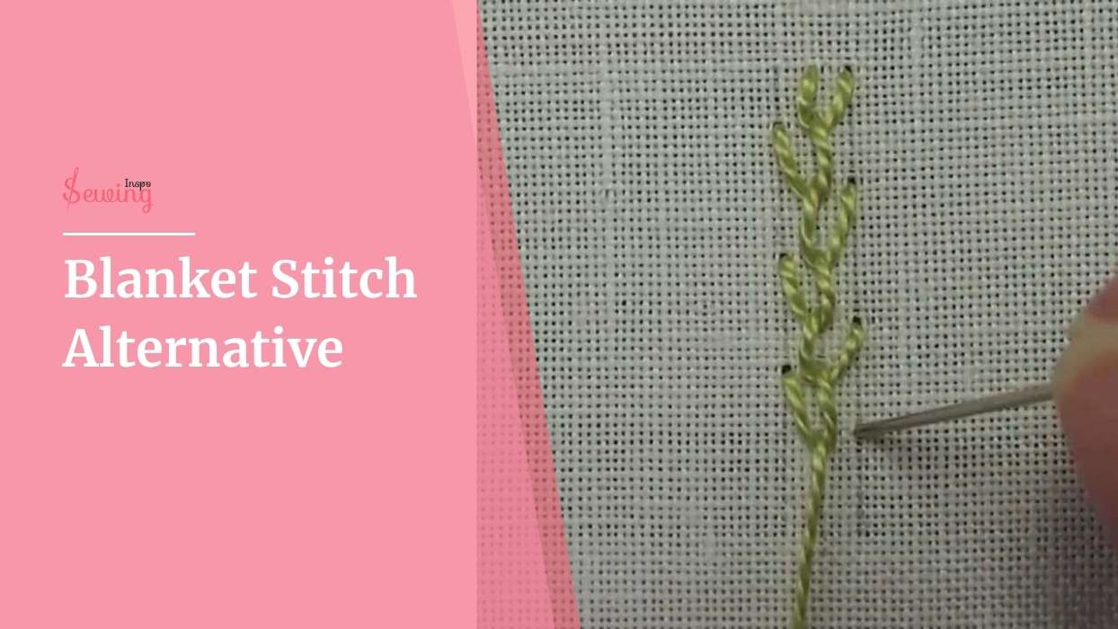 Blanket Stitch Alternative For Beginners| Blanket Stitch Embroidery With Feather Stitch