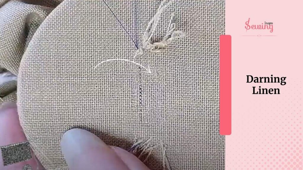real darning linen