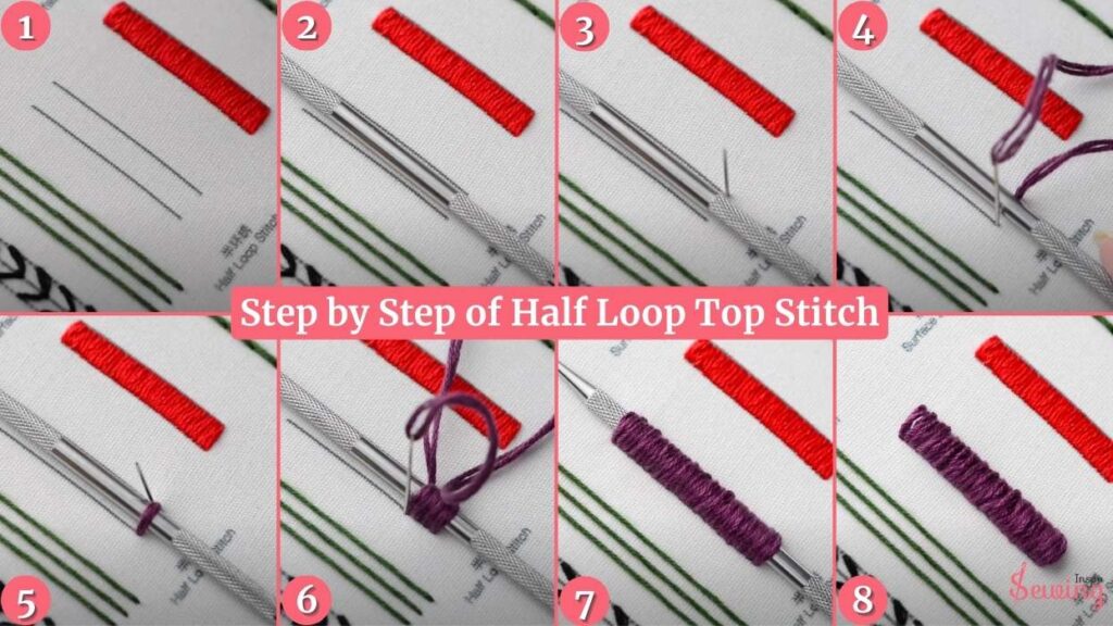 half loop top stitch