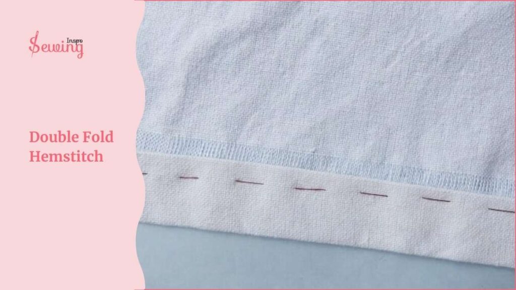 Double Fold Hemstitch