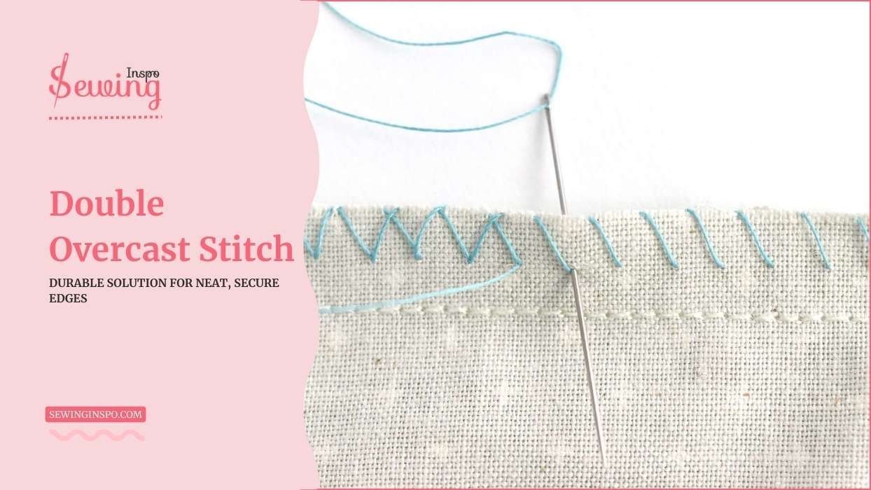 Double Overcast Stitch By Hand| Durable Solution For Neat, Secure Edges