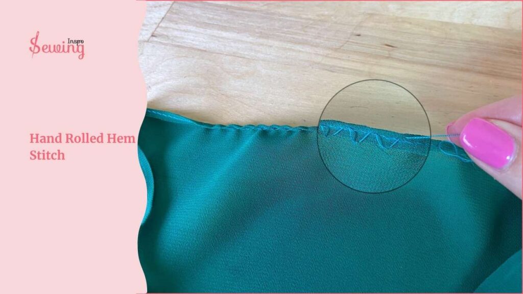 Hand Rolled Hem Stitch