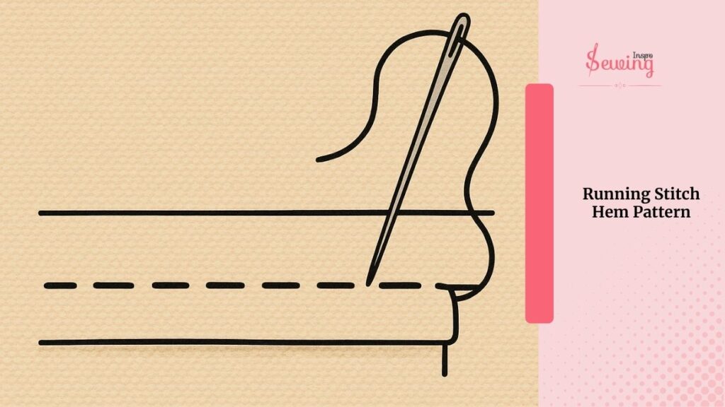 Running Stitch Hem Pattern