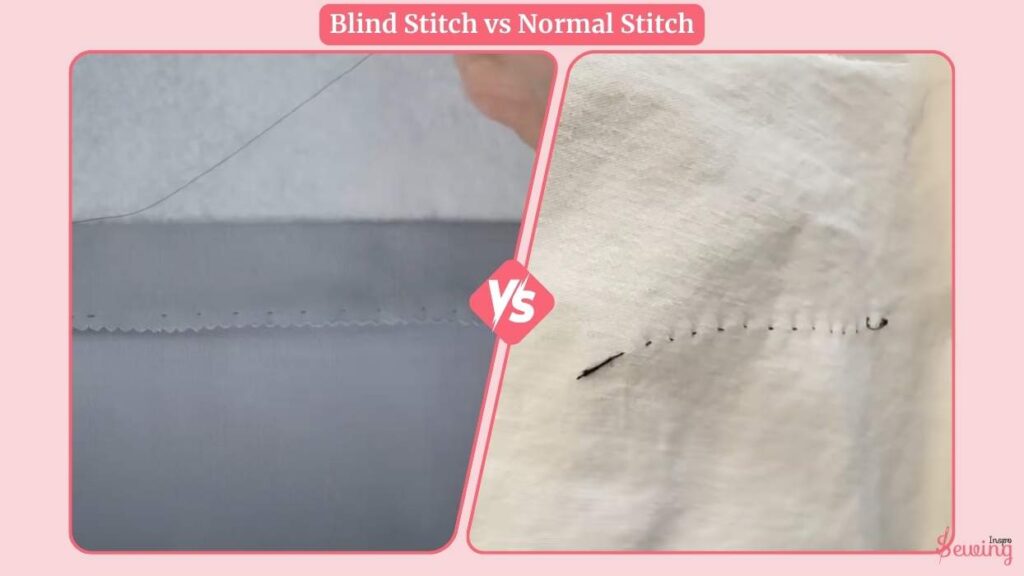 Blind Stitch Vs Normal Stitch
