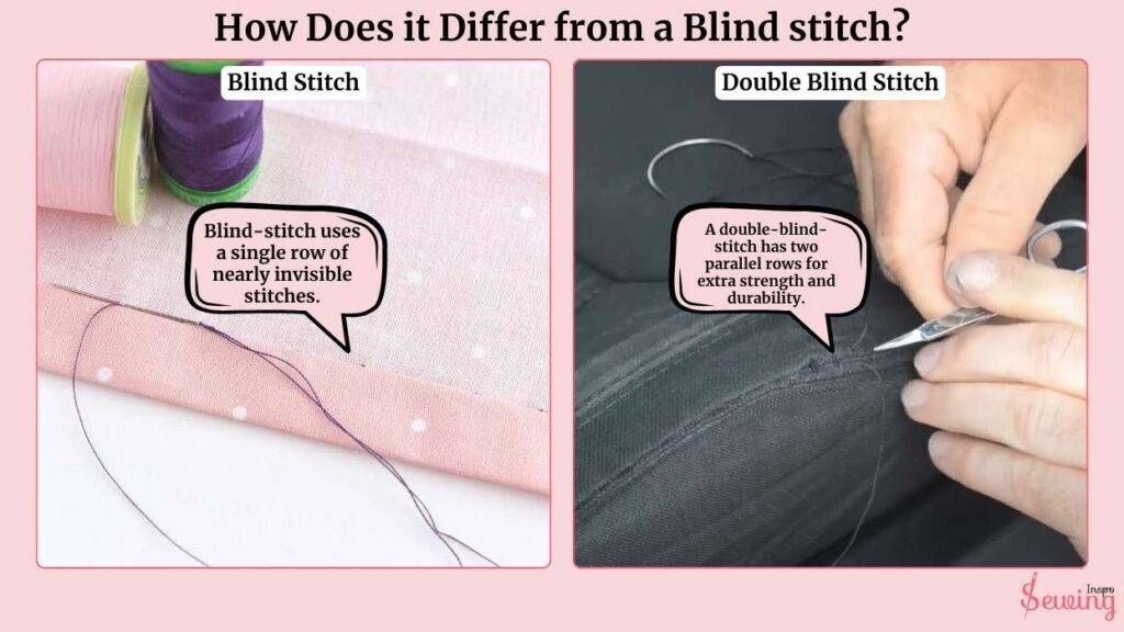 how does it differ from a blind stitch