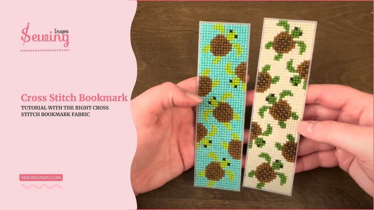 Cross Stitch Bookmark Tutorial With The Right Cross Stitch Bookmark Fabric