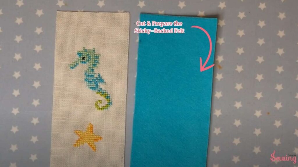 Cut & Prepare the Sticky-Backed Felt