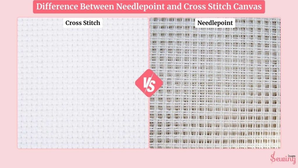 Difference Between Needlepoint And Cross Stitch Canvas