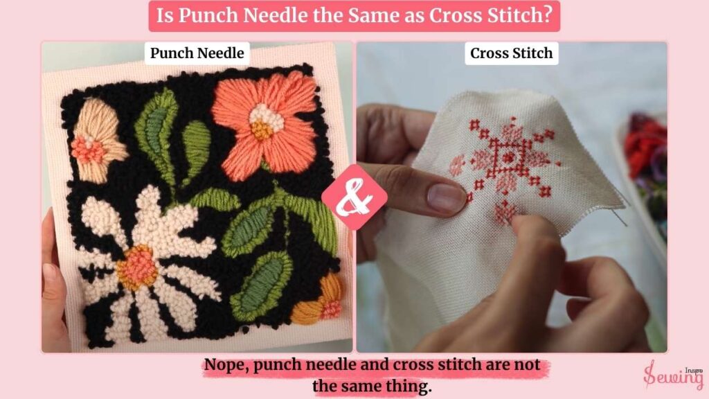 Is Punch Needle The Same As Cross Stitch