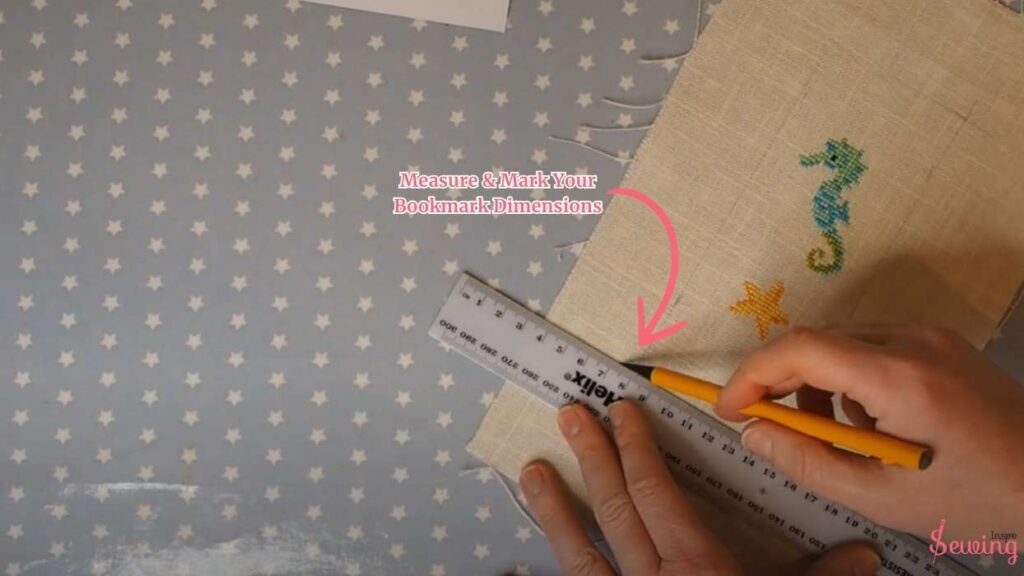 Measure & Mark Your Bookmark Dimensions