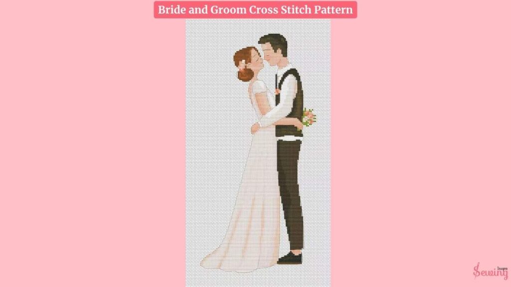 Bride And Groom Cross Stitch Pattern