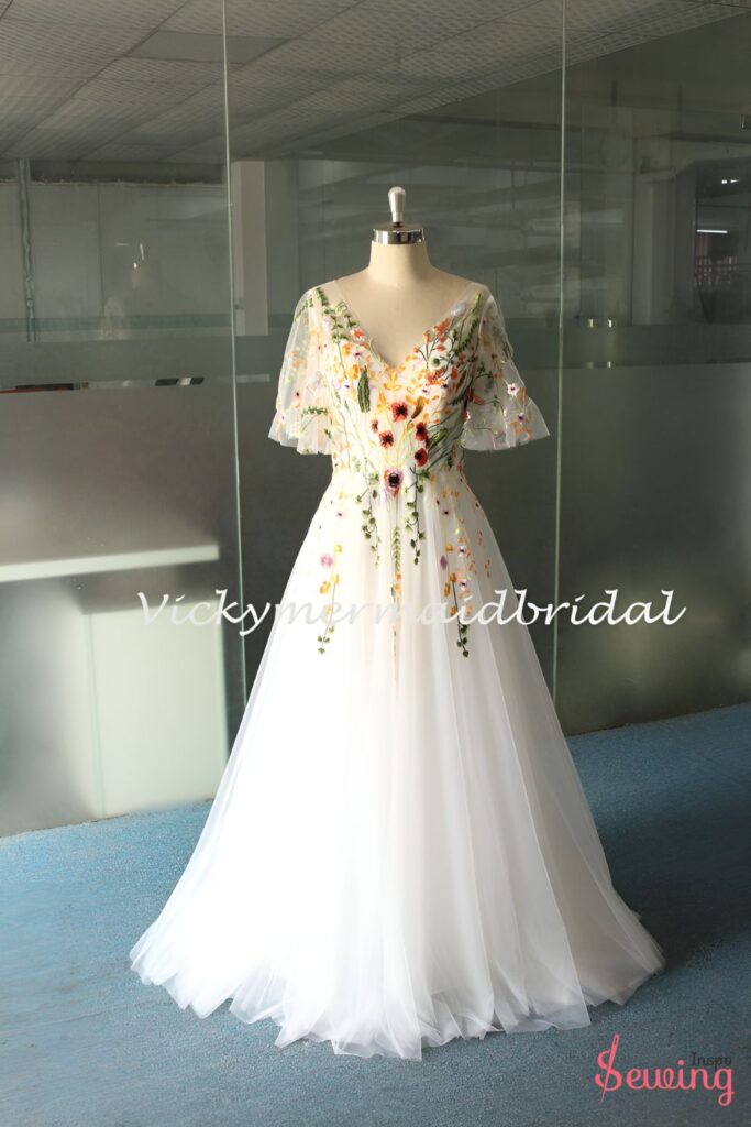 Wedding Embroidery Dress