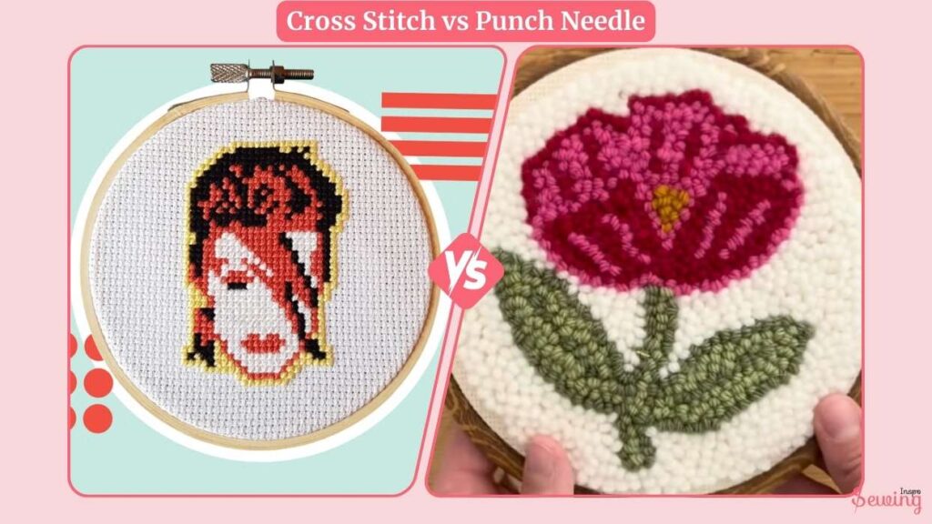 cross stitch vs punch needle