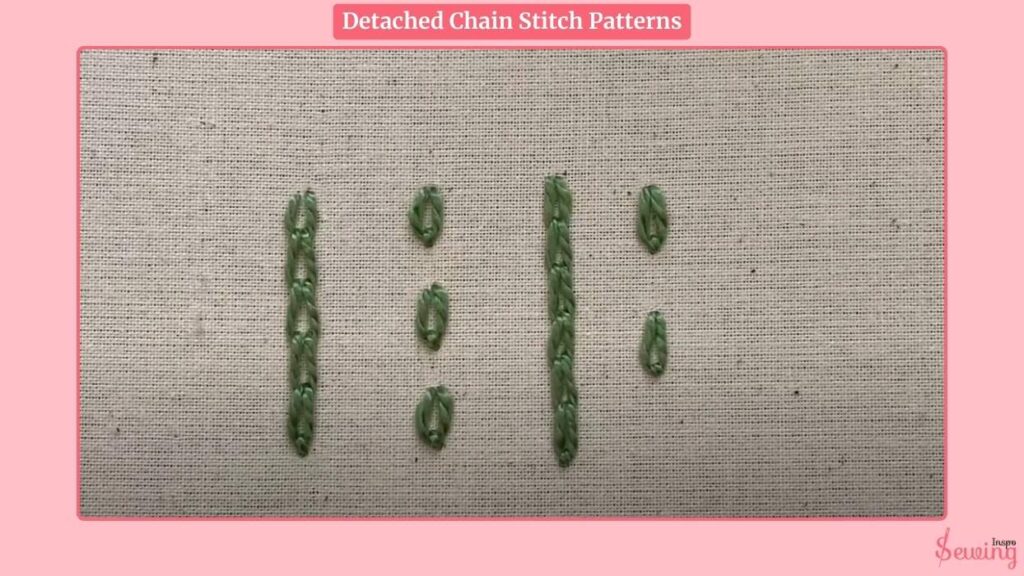 Detached Chain Stitch Patterns